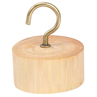 创意原木吸顶挂钩无痕免打孔顶钩橱柜底板单钩倒挂勾衣柜免钉粘钩