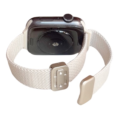 弹力尼龙磁吸适用iwatch表带