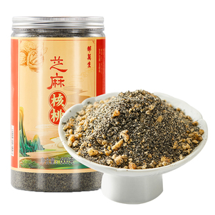 邵万生芝麻核桃粉现磨黑芝麻核桃即食干吃孕妇早餐代餐无添加蔗糖