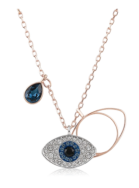 恶魔之眼SWAROVSKI女吊坠项链