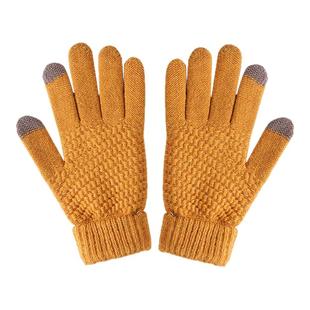 冬季手套保暖防寒手套女士加厚可爱学生写字玩手机加厚触屏手套