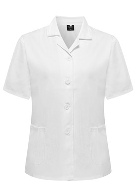 厨师工作服长袖学校食堂人员白色