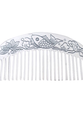 云南雪花足银复古礼物发梳送妈妈