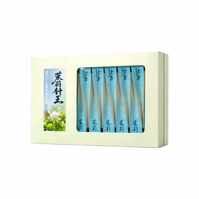 新茶茉莉花茶特级茉莉针王银针飘雪茶叶小袋装浓香型冷泡茶礼盒茶
