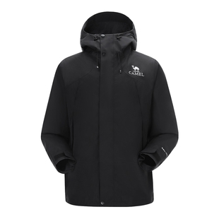 骆驼户外冲锋衣AK80硬壳防水外套男2026新款防暴雨进藏单冲登山服