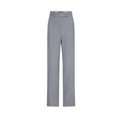 Scofield女装通勤干练直筒西装裤高腰金属马衔扣2025夏季新品