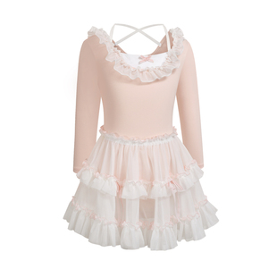 儿童舞蹈服秋冬芭蕾舞练功服长袖女童中国舞少儿体操服跳舞形体服