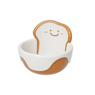 卡诺仓鼠食盆陶瓷碗蜜袋鼯碗防溅饭碗迷你零食碗金丝熊专用喂食器