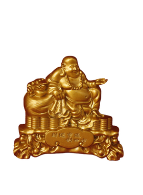 弥勒佛金蟾铜钱摆件 财运亨通招财纳福 店铺开业居家办公风水摆件