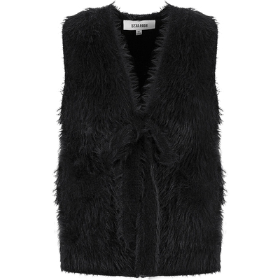 BORAAKSU蝴蝶结坠饰针织背心