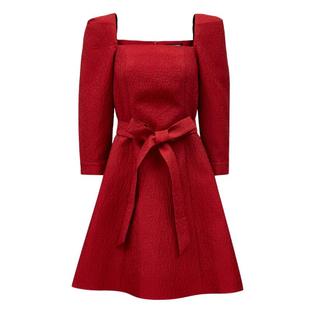 t区绫致Vero Moda连衣裙25春夏方领收腰公主裙高端精致裙子时尚