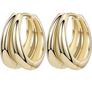 【直播专享】赵露思同款OUBIYABI欧比雅比仿珍珠拼接耳环气质耳钉