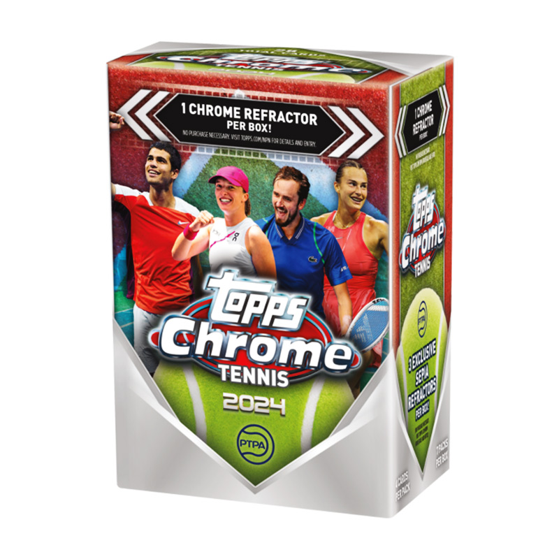 24 Topps  Chrome  Tennis Value Box  网球 手雷  收藏卡 球星卡
