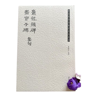 正版 书法集字系列丛书  爨龙颜碑爨宝子碑集句 荣宝斋出版社 楷书碑帖中国东晋时代 毛笔书法字帖碑帖32开本144页