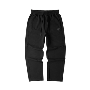 HLA/海澜之家抽绳弹力宽松卫裤26春夏季新款刺绣耐磨休闲长裤子男