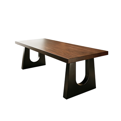 南美黑胡桃木茶桌椅组合