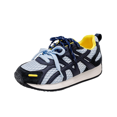 SENMA/森马女鞋秋冬款真皮网面德训鞋百搭透气休闲运动跑步鞋复古