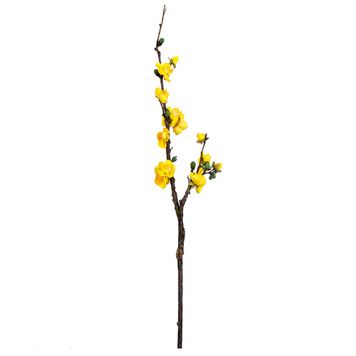 手感仿真梅花中式禅意腊梅花干枝花假花绢花客厅室内装饰艺术摆件