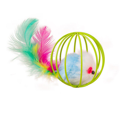 【带老鼠的玩具球】猫咪自嗨神器