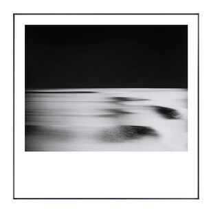 杉本博司海洋风景摄影黑白艺术装饰画现代简约工业风客厅挂画背景
