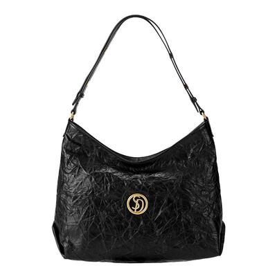 萨迪hobo包褶邹腋下大容量托特包