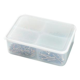 透明零件收纳盒五金螺丝分类分格整理箱桌面工具盒可叠加防尘大号