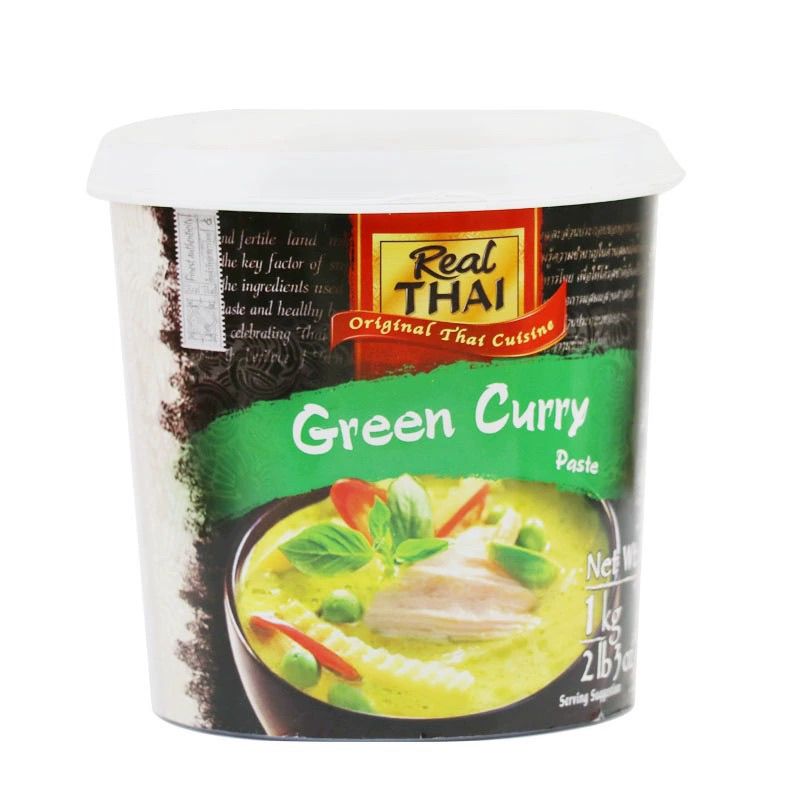 泰国进口丽尔泰青咖喱调味酱1kg 绿咖喱膏泰式咖喱火锅家用咖喱酱