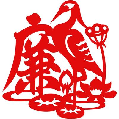 廉洁手工剪纸作品窗花半成品刻纸