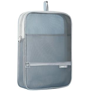 L型大开口科目学科分类袋文件袋透明试卷收纳袋拉链式手提袋小学生拎书袋资料档案补习袋补课包考试专用袋子