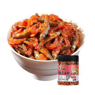 小味儿小鱼小虾拌饭酱拌面酱下饭菜自制农家味炸酱下饭酱料罐装