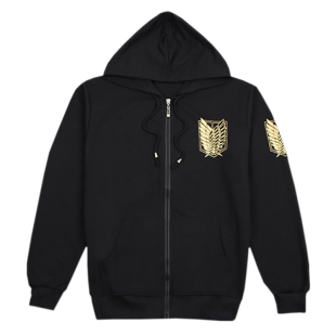 进击的巨人卫衣 三笠艾伦调查兵团长袖连帽外套动漫周边cos衣服潮