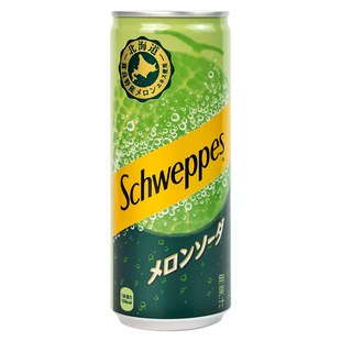 2包邮日本进口可口可乐哈密瓜奶油苏打密瓜味果汁碳酸饮料250ml