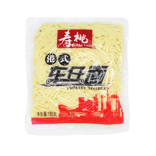 寿桃牌港式车仔面XO酱或选赠酱包 非油炸方便面711拌面捞面关东煮