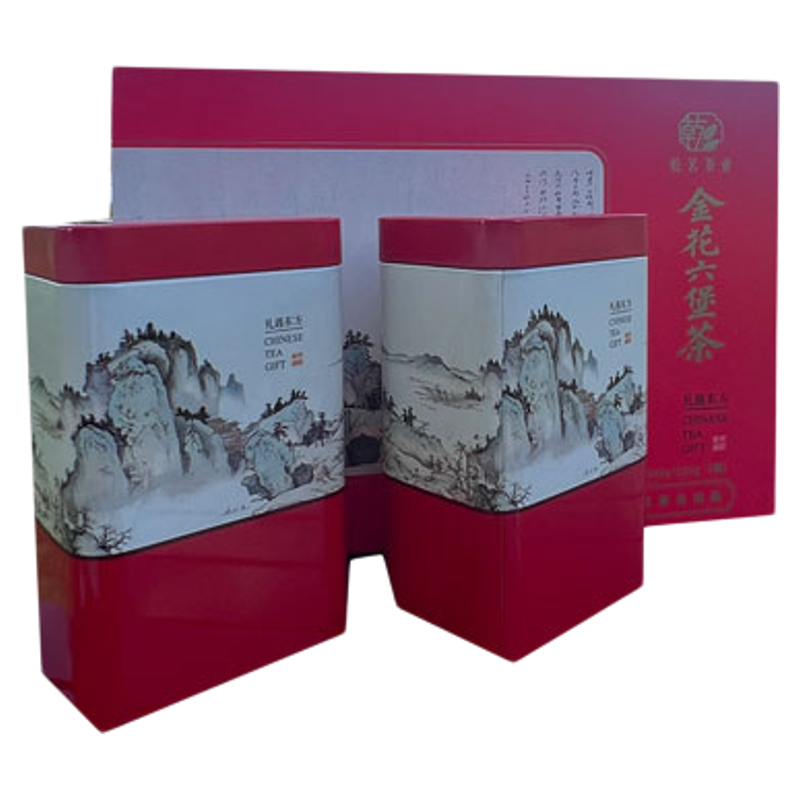2009年金花六堡陈茶500克礼盒