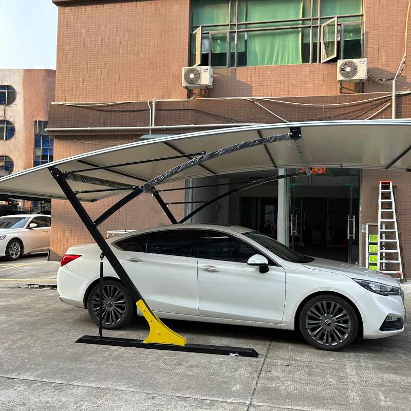 汽车停车棚家用组装式雨蓬可遮阳铝合金移动车棚车棚车篷