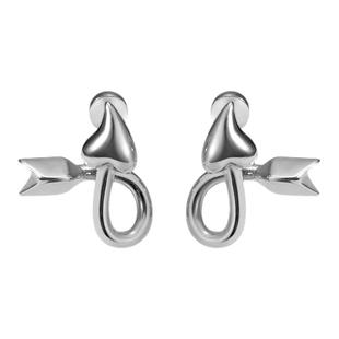 【李晟同款】BLACKHEAD/黑头心动狙击箭矢缠绕耳钉情侣夸个性