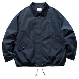 ONUN 日系轻机能教练夹克cleanfit翻领工装外套宽松休闲复古上衣