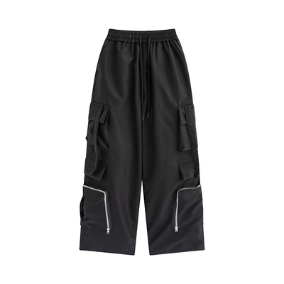 ppge硬壳大口袋冲锋裤2025年春季新款户外防风防水情侣款工装裤