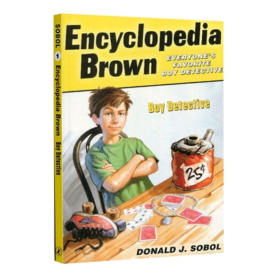 侦探男孩 百科全书小布朗 英文原版 Encyclopedia Brown Boy Detective 英文版