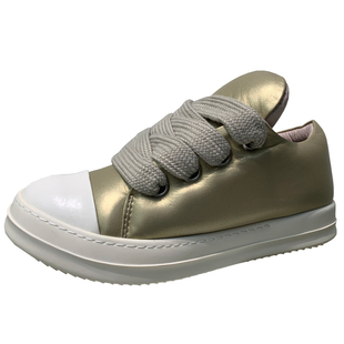 RO胖丁面包鞋男时尚百搭学院高街板鞋情侣款板鞋暗黑风运动休闲鞋