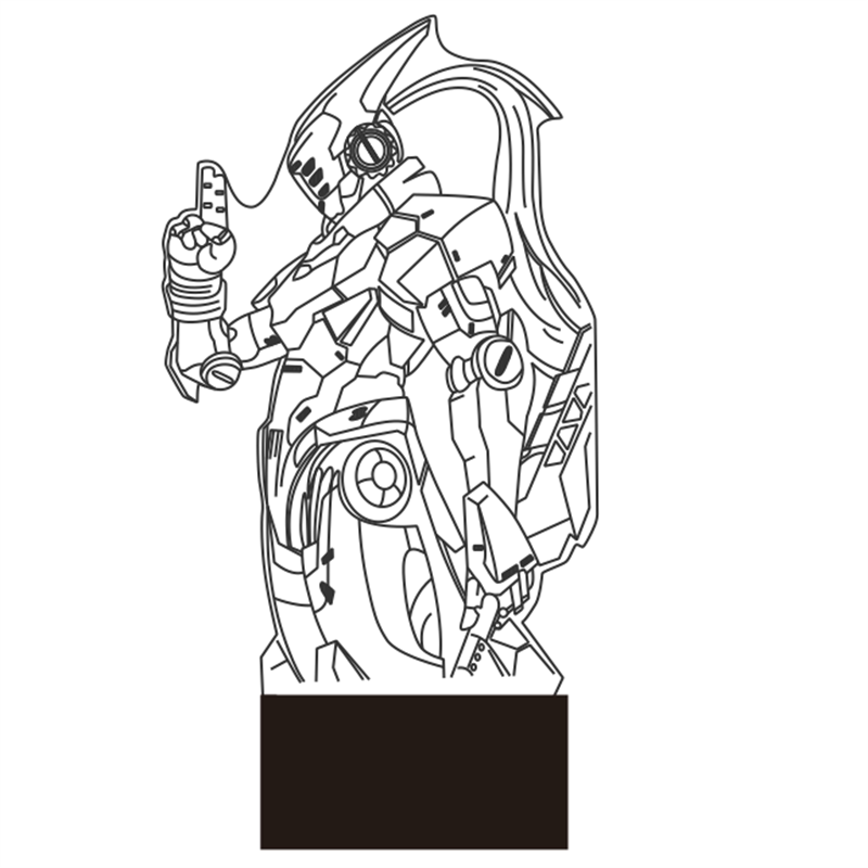 现货3d小夜灯英雄联盟LOL剑圣剑豪凯隐周边游戏手办盲盒礼物LED灯