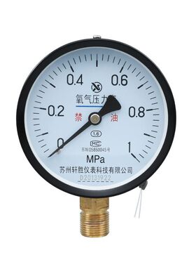 YO-100禁油氧气压力表