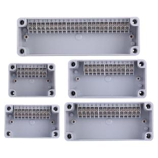 防水接线盒带高低位端子GD 6-40P电缆分线户外abs塑料 QS中继盒子