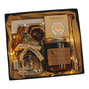 浪漫香薰蜡烛礼盒套装小众又高级感送闺蜜女生生日礼物解压伴手礼