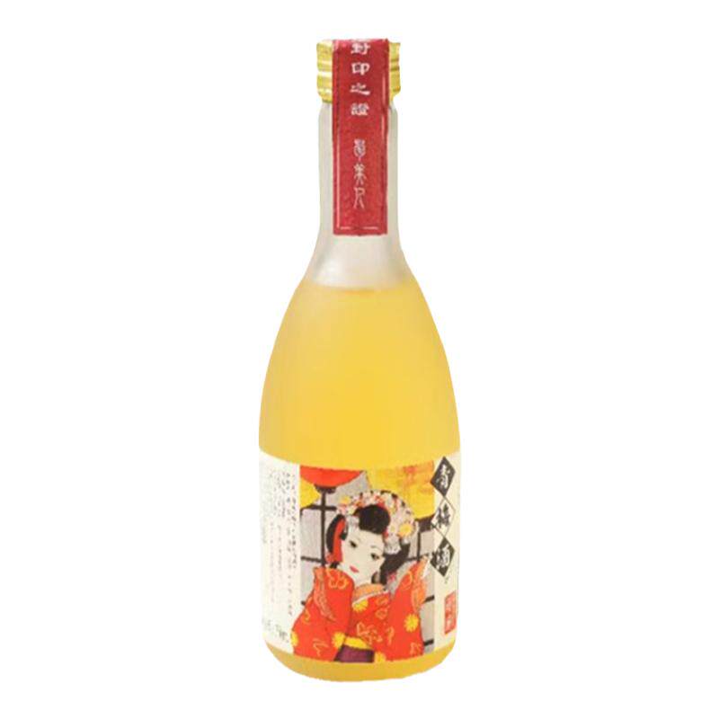 女士青梅酒菊美人梅酒 350ml果酒梅子酒甘甜利口微熏女士低度甜酒