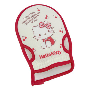 正版Hellokitty可爱搓澡巾不伤肤强力搓泥神器不痛儿童洗澡巾手套