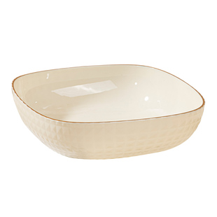 奶油风果盘客厅茶几家用轻奢高档2025新款水果盘高端精致高颜值厚