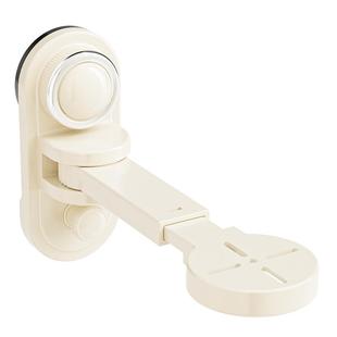 室内摄像头支架家用免打孔吸盘放监控镜头托盘架壁挂可伸缩置物架