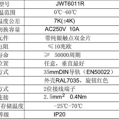 厂价直销雷普电气温湿度控制器 JWT6011机柜自动温度调节控制器