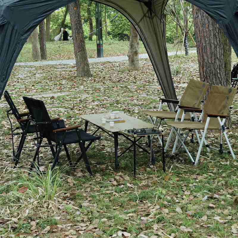 户外铝合金加宽海狗椅折叠椅子加高椅收纳便携露营龙脊米特聚拢克